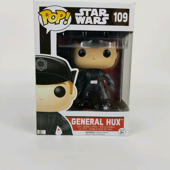 Funko Pop Star Wars General Hux 109 Vinyl Bobble Head Figure Disney Toy New - Picture 12 of 12